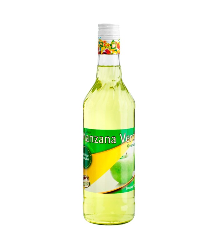 Licor de manzana verde sin alcohol Loriga - 700 ml