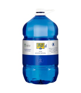 Agua mineral Solán de Cabras - 5 L - Caja de 3 garrafas