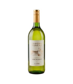 Vino blanco Sancho Zancas - 1 L - Caja de 12 botellas
