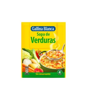 Sopa de verduras en sobre Gallina Blanca - 57 g