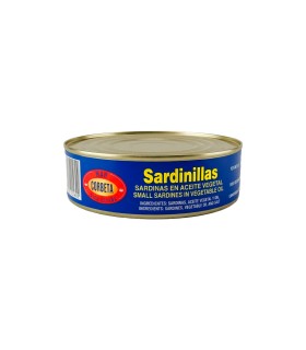 Sardinillas en aceite vegetal Corbeta | 100/120 piezas - 500 g