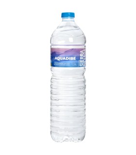 Agua mineral Aquadibe (Sierra Nevada) - 1,5 L - Caja de 6 botellas
