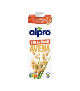 Bebida de avena Alpro · Sin azúcar - 1 L - Caja de 6 briks