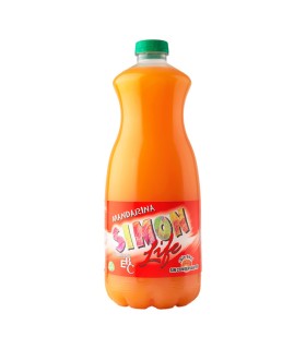 Bebida de mandarina Don Simón Simon Life - 1,5 L - Caja de 6 botellas