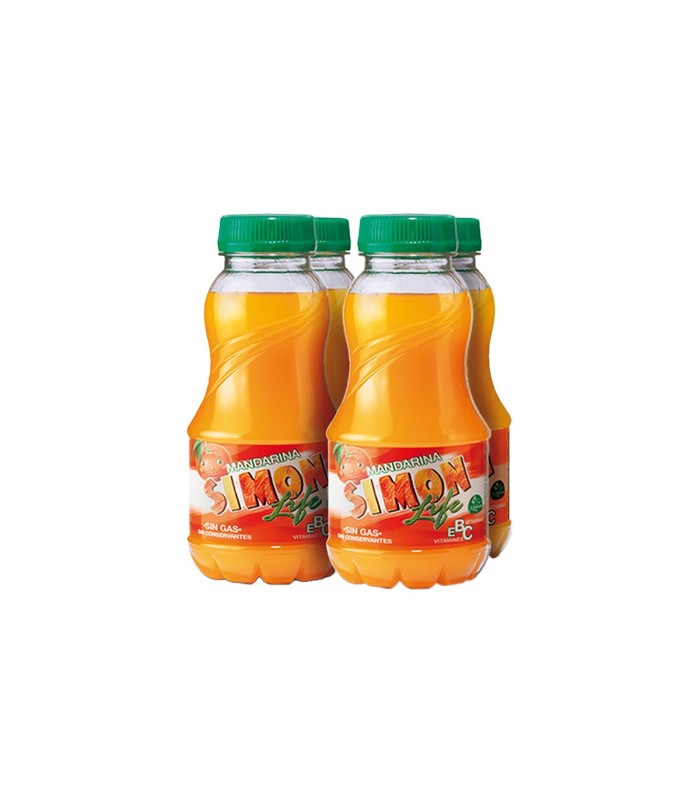 Bebida de mandarina Don Simón Simon Life - 200 ml - Caja de 24 botellas