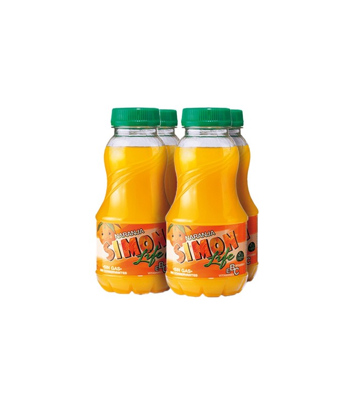 Bebida de naranja Don Simón Simon Life - 200 ml - Caja de 24 botellas