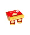 Yogur de plátano Pascual 125 g - Caja de 6 packs de 4 tarrinas