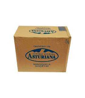 Mantequilla Central Lechera Asturiana - 5 kg - Bloque