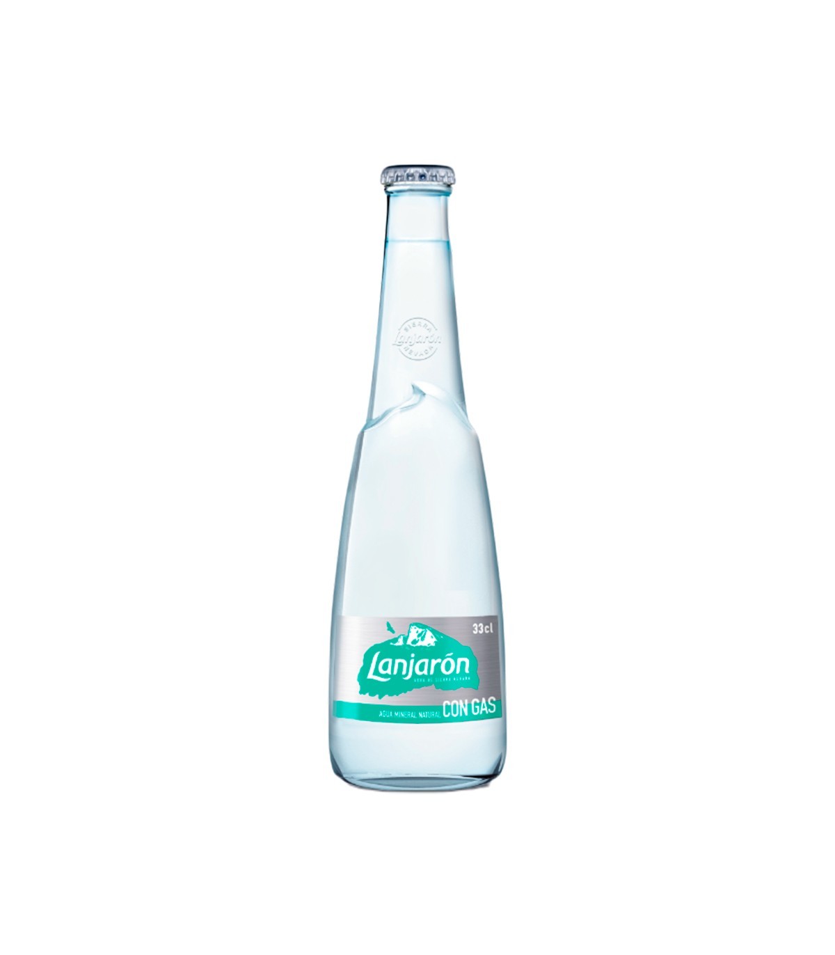 Agua con gas Lanjarón - 330 ml - Caja de 24 botellas