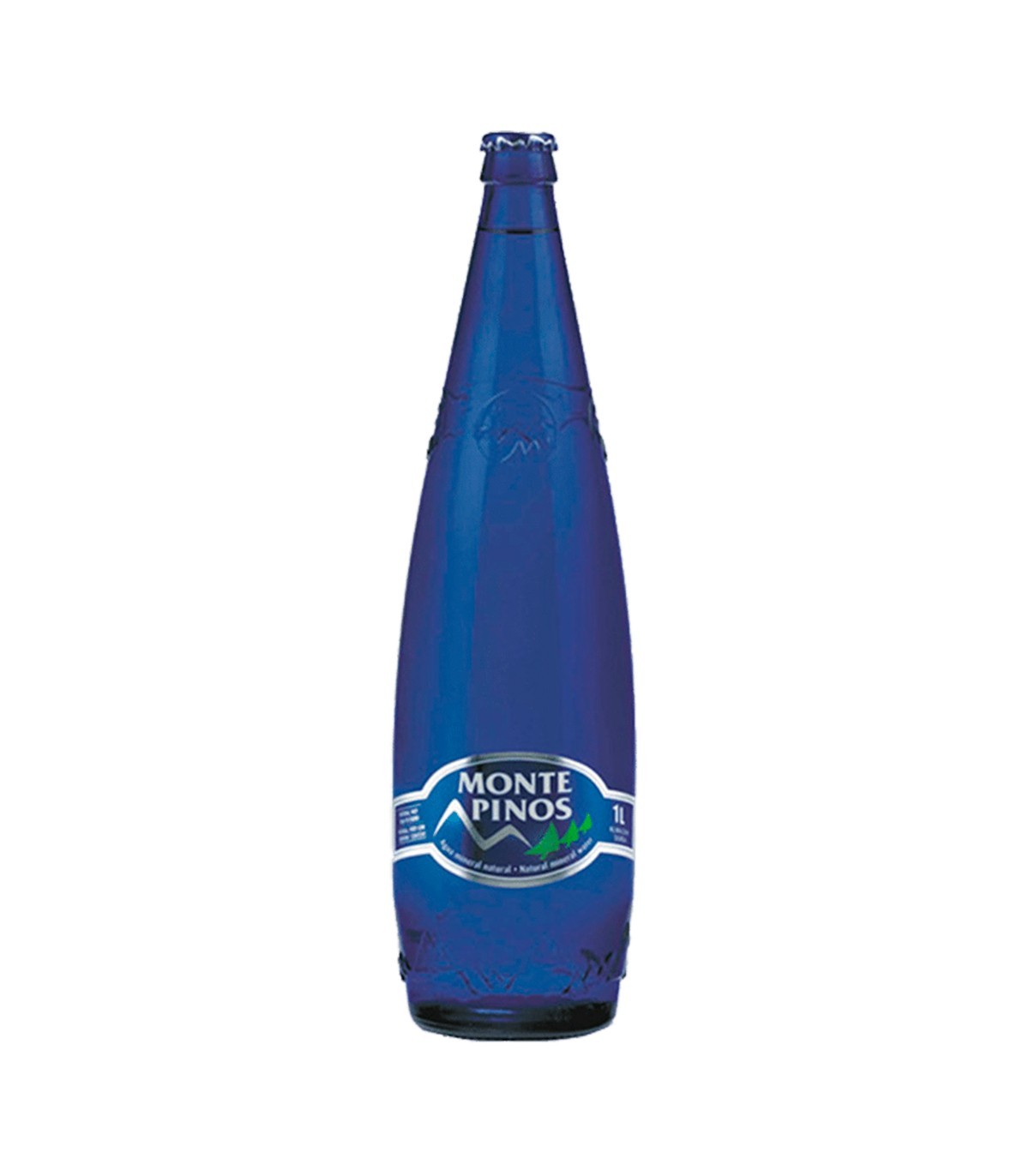 Agua mineral Monte Pinos - 1 L - Caja retornable de 12 botellas