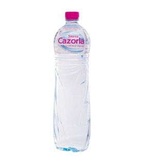 Agua mineral Sierra Cazorla - 1,5 L - Caja de 6 botellas