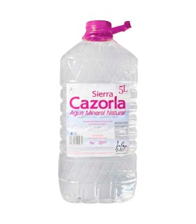 Agua mineral Sierra Cazorla - 5 L - Caja de 2 garrafas