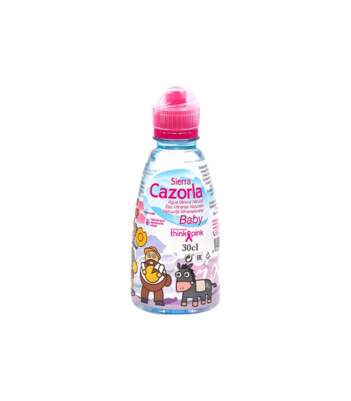 Agua mineral Sierra Cazorla Baby - 300 ml - Caja de 12 botellas