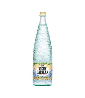 Agua con gas Vichy Catalán - 1 L - Caja retornable de 12 botellas