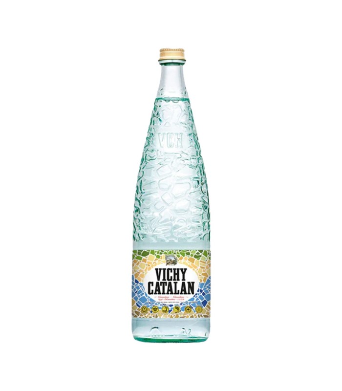 Agua con gas Vichy Catalán - 1 L - Caja retornable de 12 botellas