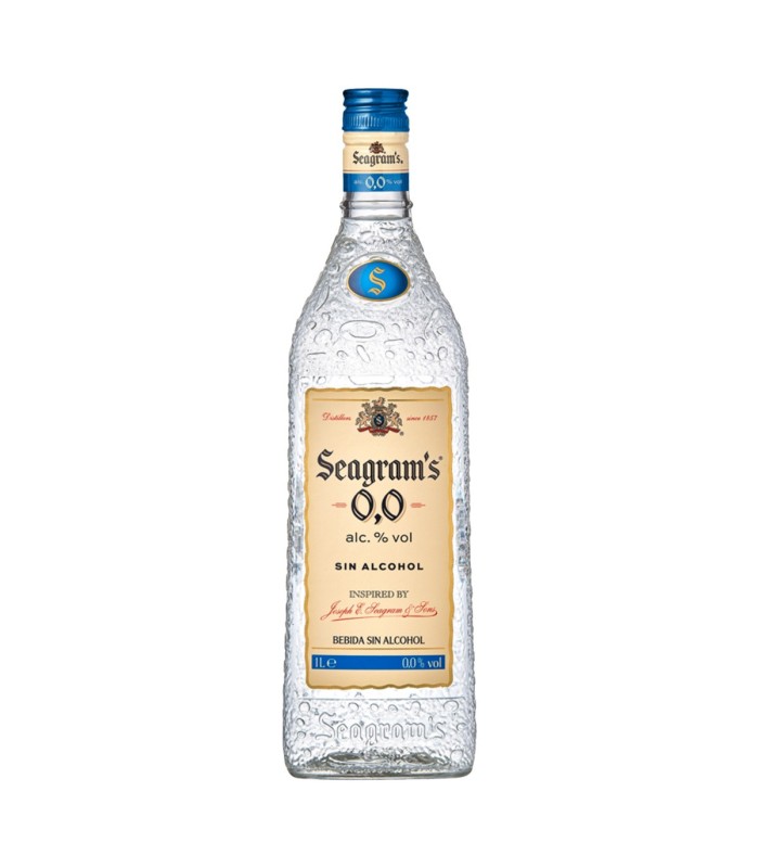 Ginebra sin alcohol Seagram's 0,0% - 700 ml - Botella