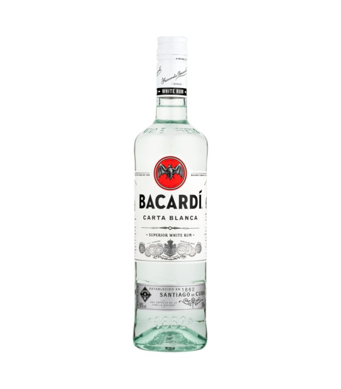Ron blanco Bacardí Carta Blanca - 700 ml - Botella