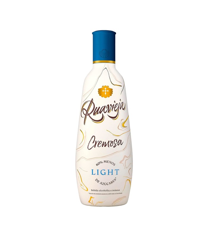 Licor de crema de orujo Ruavieja Cremosa Light - 700 ml - Botella