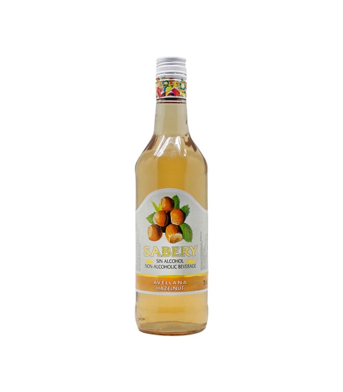 Licor de avellana sin alcohol Sabery - 750 ml - Botella
