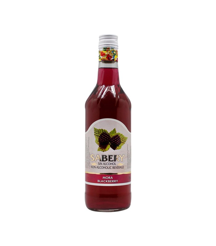 Licor de mora sin alcohol Sabery - 750 ml - Botella