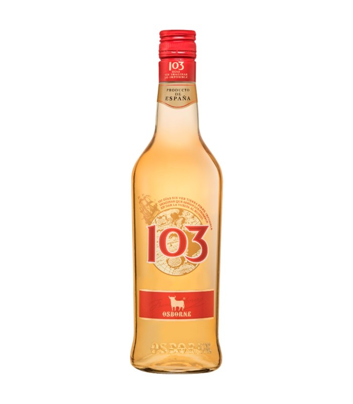 Brandy 103 Etiqueta Blanca - 1 L - Botella