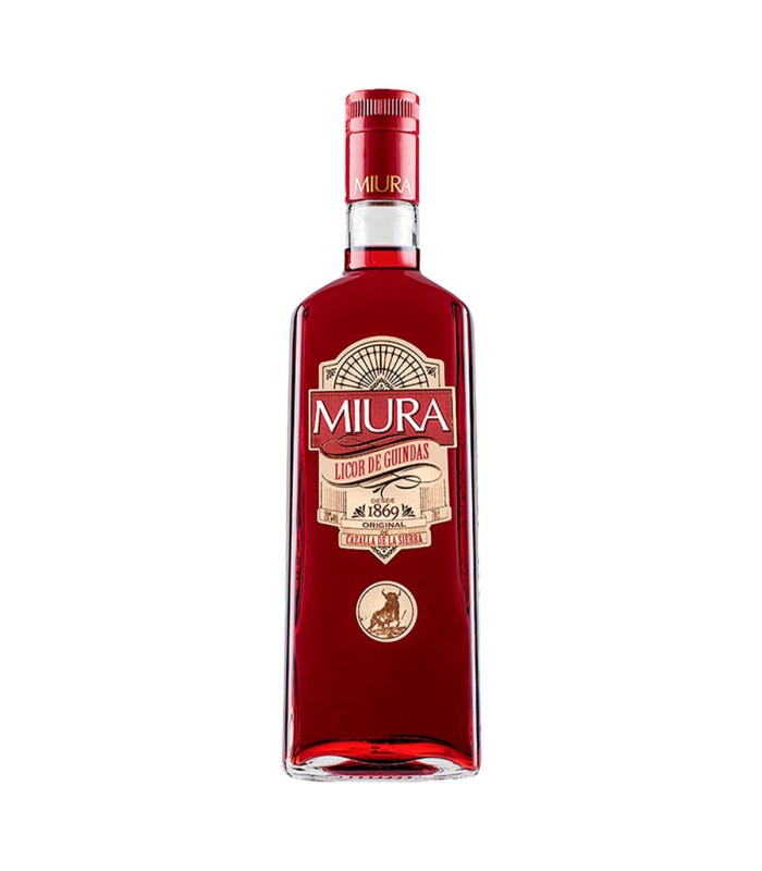 Licor de guindas Miura - 700 ml - Botella