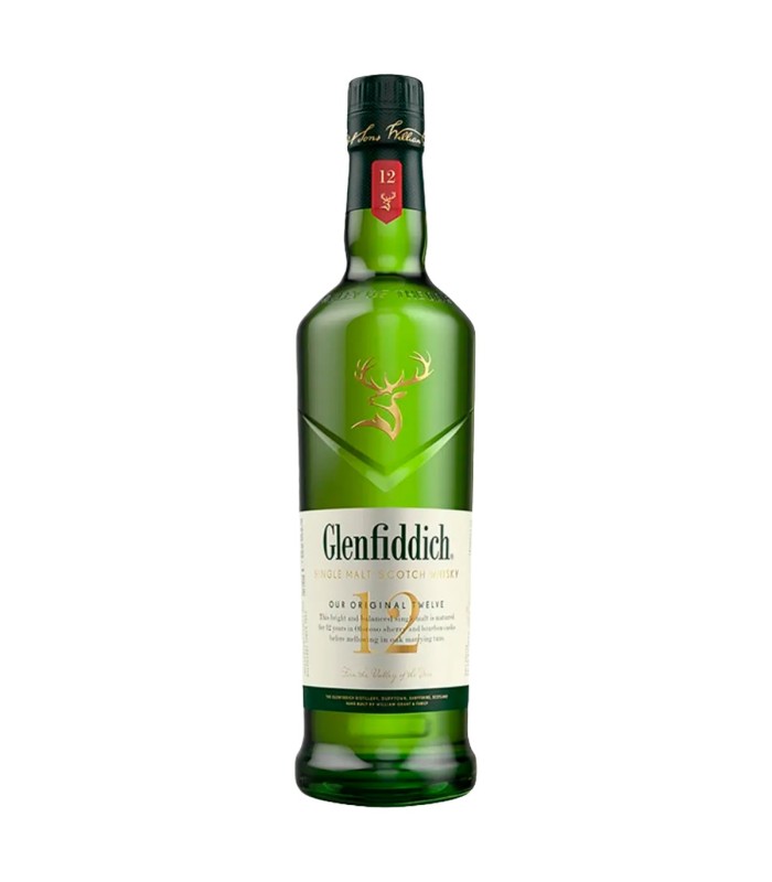 Whisky Glenfiddich 12 años - 700 ml - Botella