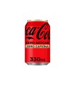 Refresco Coca-Cola Zero sin cafeína - 330 ml - Caja de 24 latas