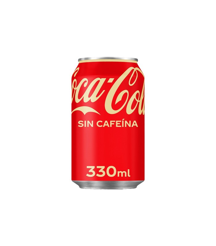 Refresco Coca-Cola sin cafeína - 330 ml - Caja de 24 latas