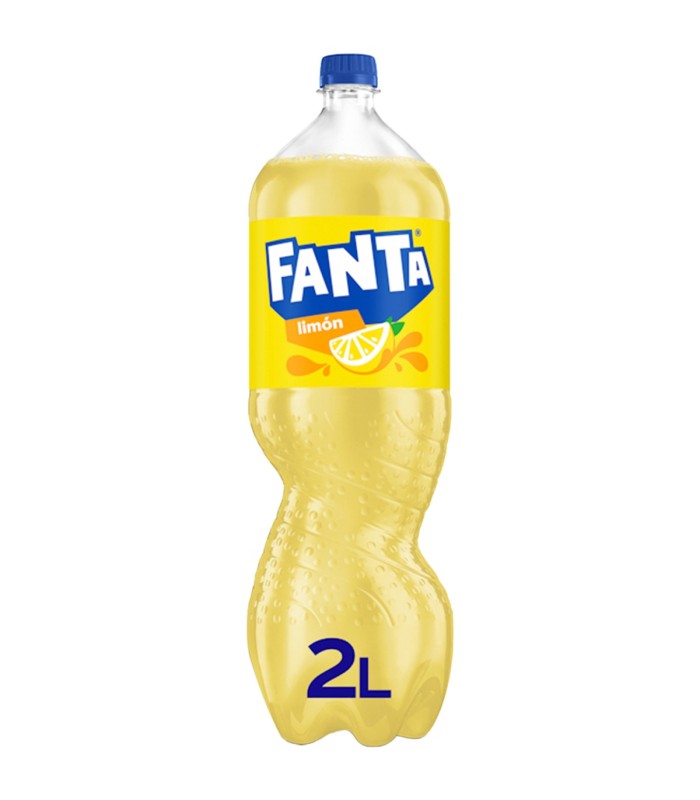 Refresco Fanta Limón - 2 L - Caja de 6 botellas