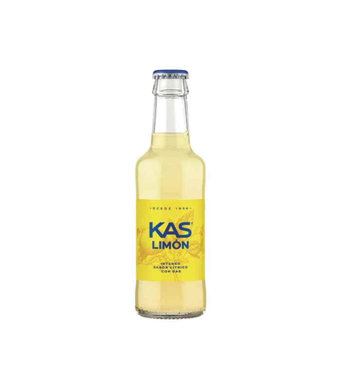 Refresco KAS Limón - 200 ml - Caja retornable de 24 botellas