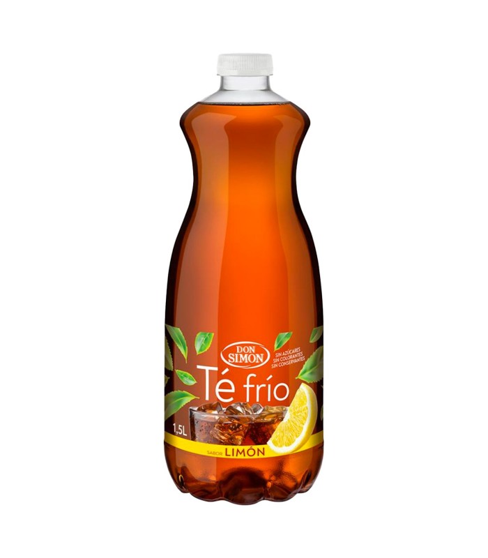 Refresco de té al limón Don Simón - 1,5 L - Caja de 6 botellas