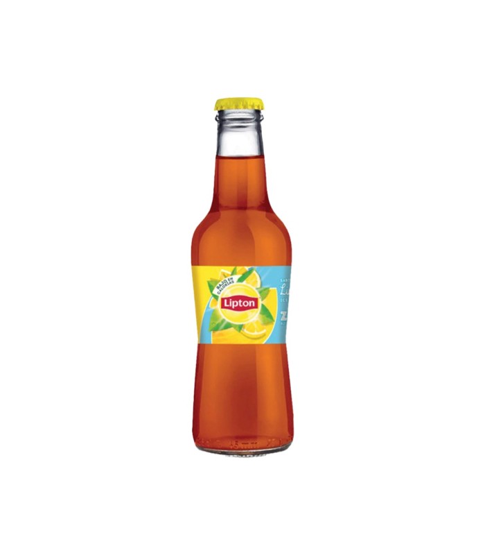 Refresco de té Lipton Zero | Sabor limón - 250 ml - Caja de 24 botellas
