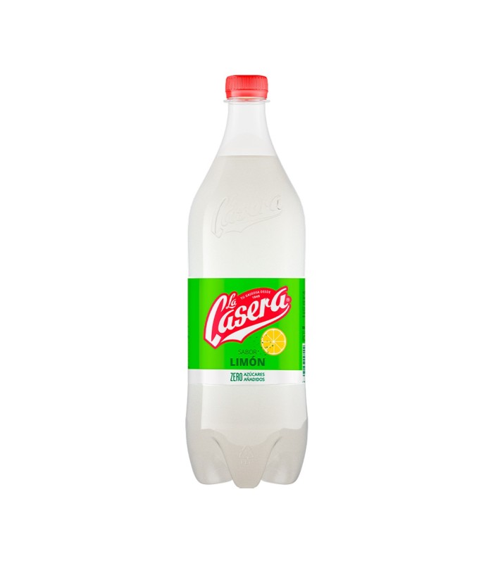 Gaseosa La Casera Limón - 1 L - Caja de 12 botellas