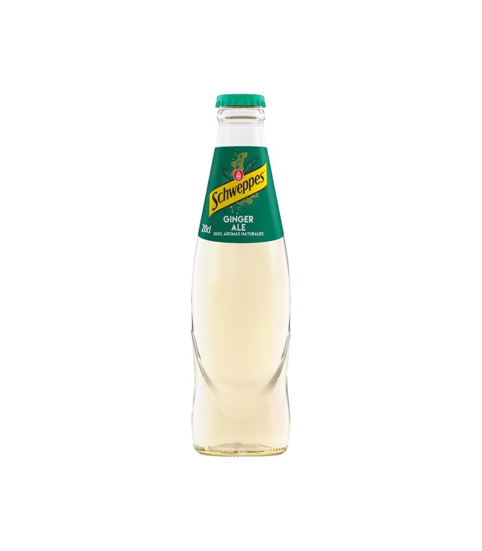 Ginger Ale Schweppes - 200 ml - Caja retornable de 28 botellas