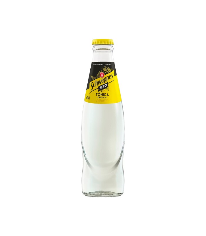 Tónica Schweppes Zero - 200 ml - Caja retornable de 28 botellas