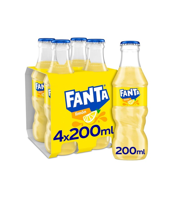 Refresco Fanta Limón - 200 ml - Caja de 24 botellas