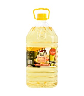 Aceite de girasol Loriga | Alto oleico | Especial freidoras - 5 L - Garrafa