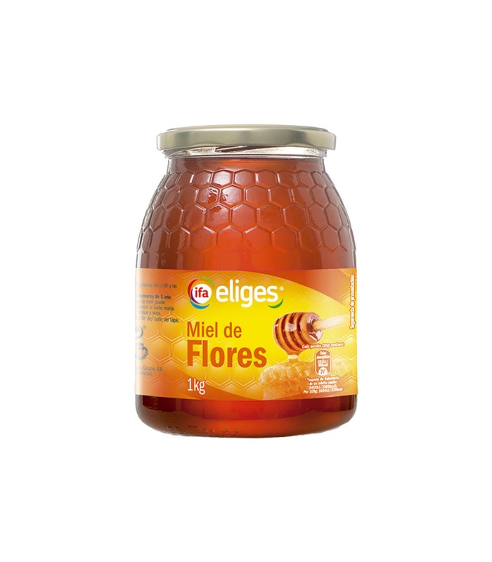 Miel de flores IFA Eliges - 1 kg - Tarro