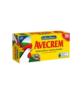 Caldo de pollo Avecrem 10 g - Caja de 96 pastillas