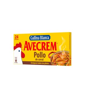 Caldo de pollo Avecrem 10 g - Caja de 24 pastillas