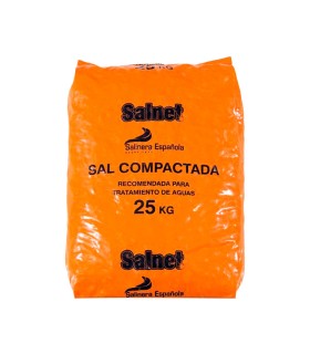 Sal compactada en pastillas Salnet - 25 kg