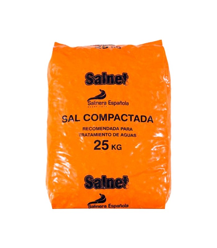 Sal compactada en pastillas Salnet - Saco de 25 kg